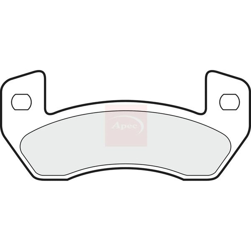 Apec Rear Brake Pad Set PAD1497