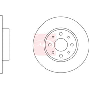 Apec Rear Brake Discs & Pads fits Alfa Romeo Mito 2008-2018 0.9 1.3 1.4 1.6
