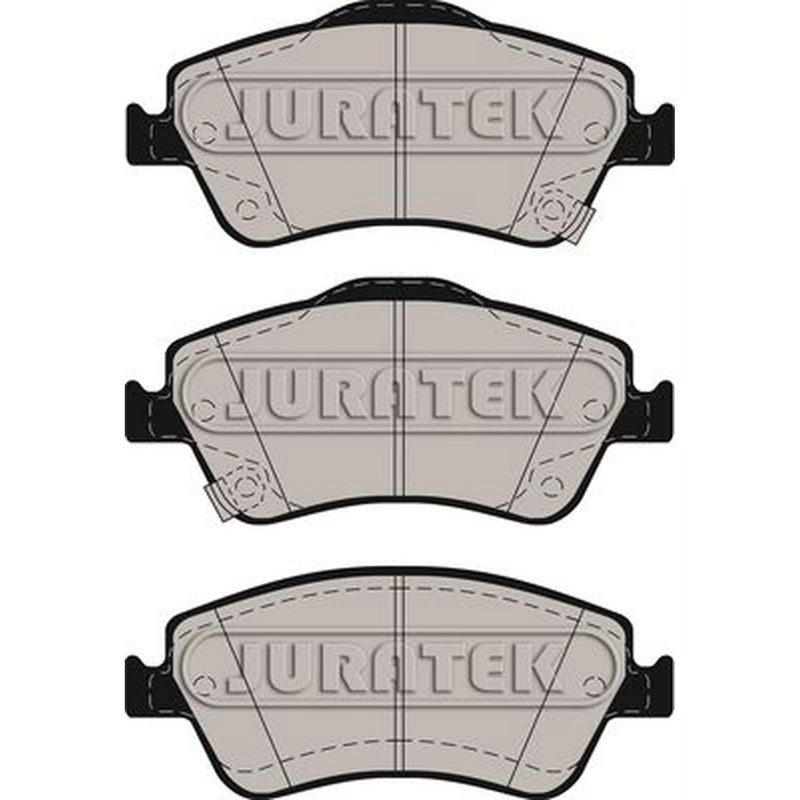 Juratek Front & Rear Pads fits Toyota Auris 2006-2012 1.33 1.4 1.6 1.8 2.2