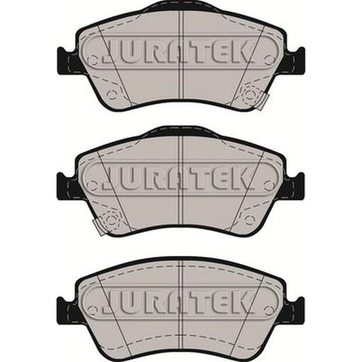 Juratek Front Brake Discs & Pads fits Toyota Auris 2006-2012 1.33 1.4 1.6 1.8