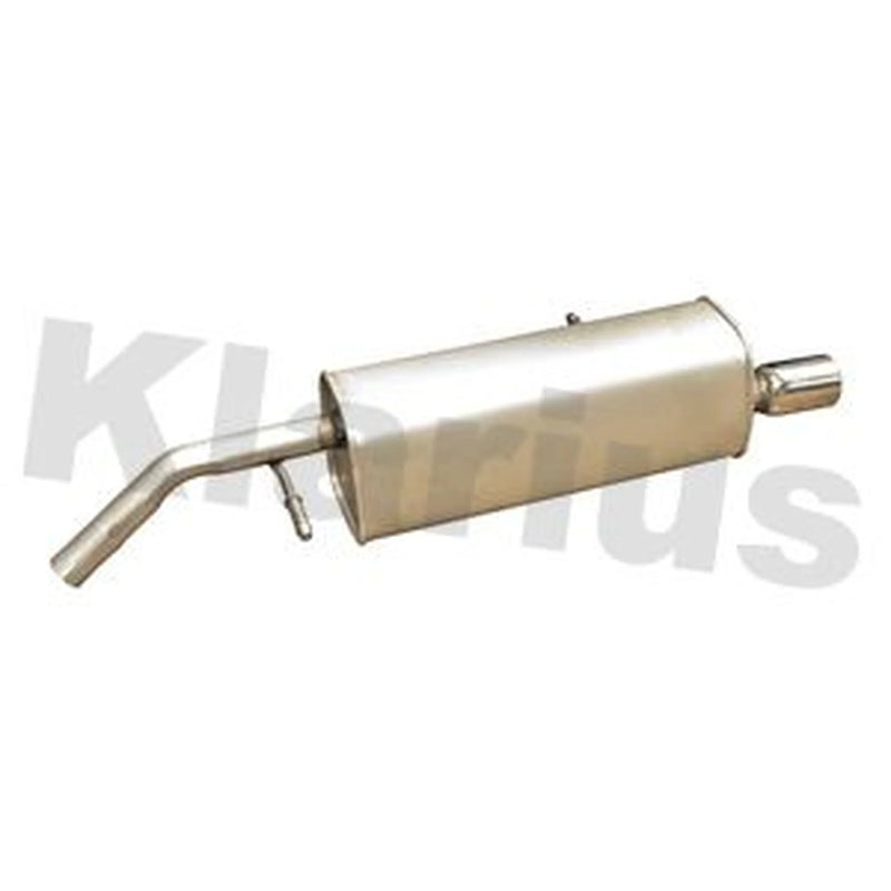 Klarius Box With Tail Pipe Rear fits Citroën DS3 2014-2015 1.2