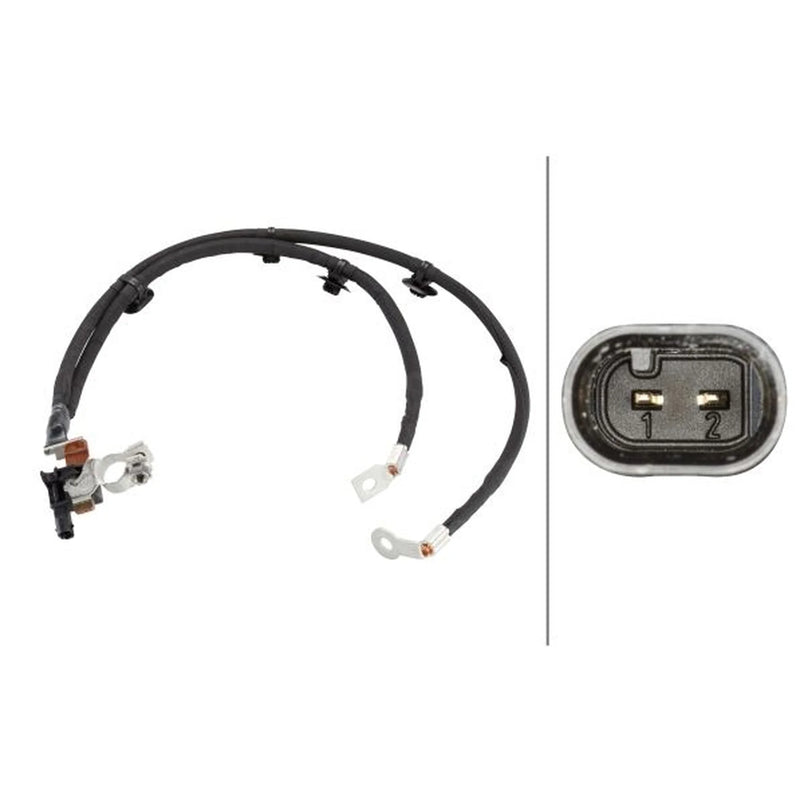Hella Battery Sensor Ibs 6PK fits Citroën C3 Aircross I 2017-2018 1.2 1.5 1.6