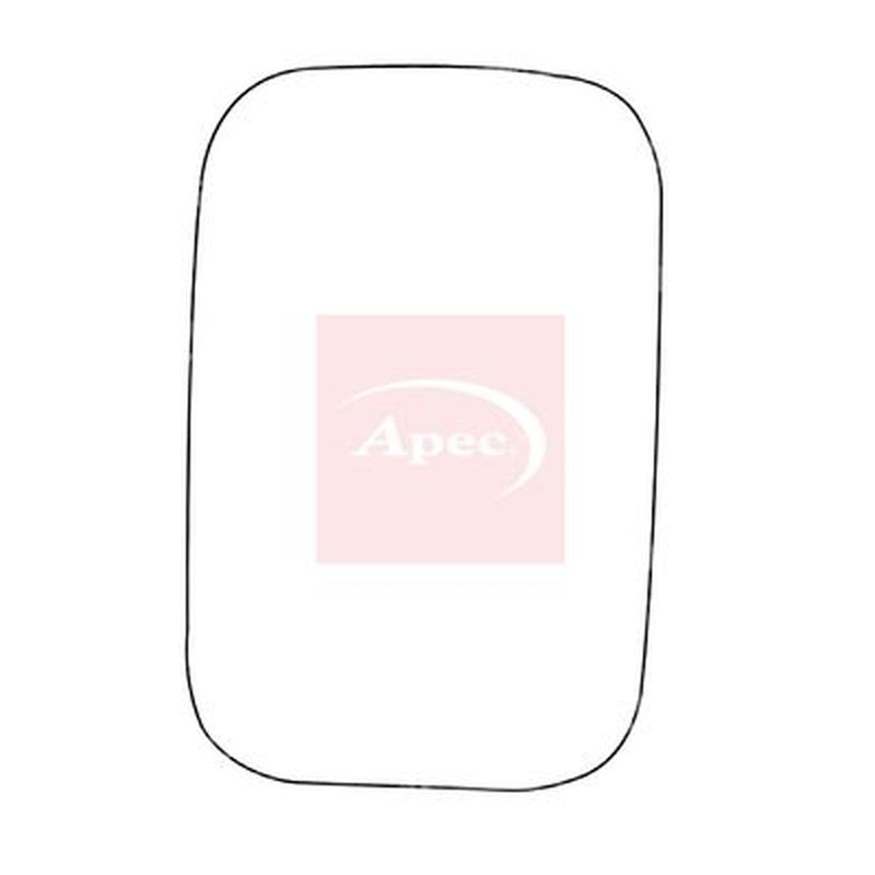 Apec Exterior Wing Mirror Glass both sides fits Land Rover 110/127 1983-1990