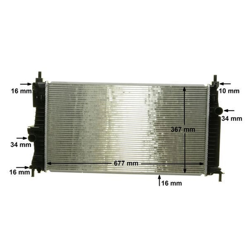 Mahle Engine Radiator fits Mazda 3 2008-2014 1.6