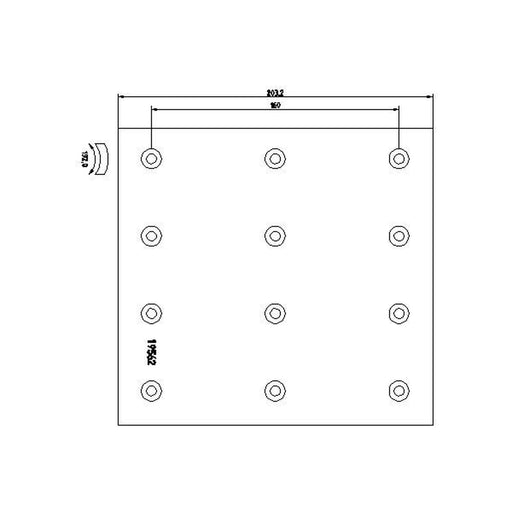 DON Don Cv Brake Lining Set fits Volvo B10 1978-2003