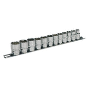 Sealey Premier Premier Socket Set 3/8"Sq Drive 12-point 12pc AK2682 Sealey Premier - Dynamic Drive