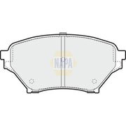 NAPA Front Brake Pad Set fits Mazda MX-5 1998-2005 1.8