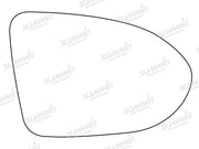 Summit Stick-On Aspheric Mirror Glass fits VW Passat 15 on RHS Summit - Bars 4 Cars
