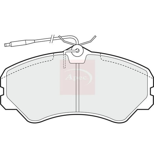 Apec Front Brake Pad Set PAD636