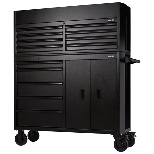 Draper Bunker 13 Drawer Combined Roller Cabinet and Tool Chest, 52", Black Draper - NN4 Online