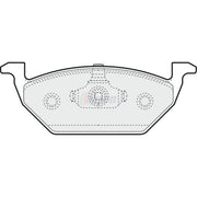 Fahren Front Brake Pad Set FBP3030