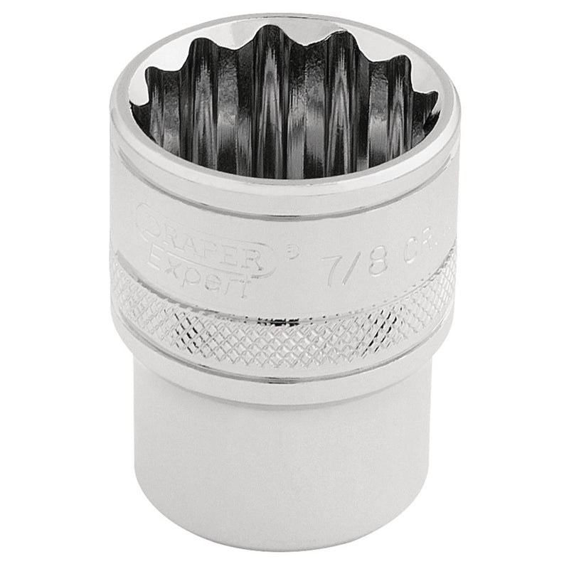 Draper HI-TORQ 12 Point Socket, 1/2" Sq. Dr., 7/8" 33661 Draper - Dynamic Drive