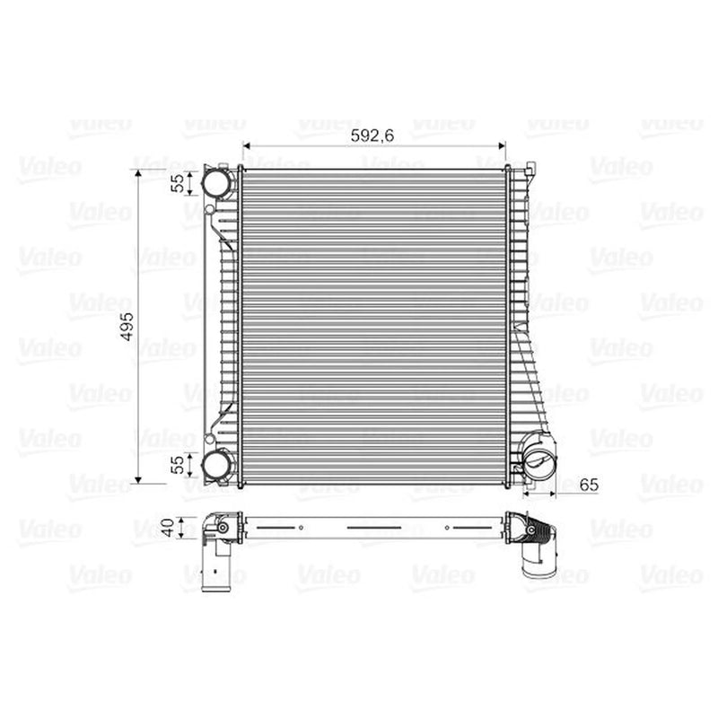 Valeo Intercooler (Charge Air Cooler) 818346