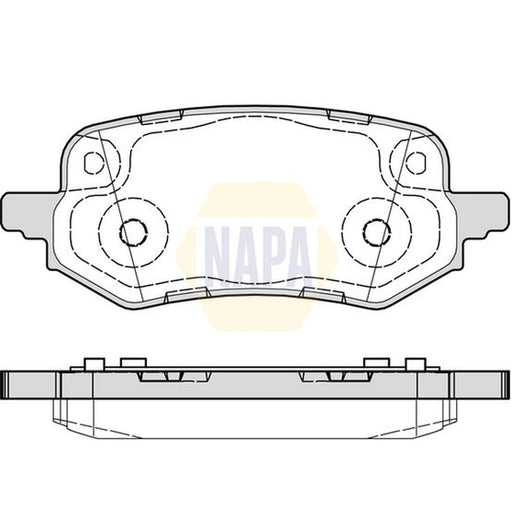 NAPA Rear Brake Pad Set NBP1922