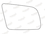 Summit Stick-On Standard Mirror Glass fits Vauxhall Cavalier RHS Summit - Bars 4 Cars