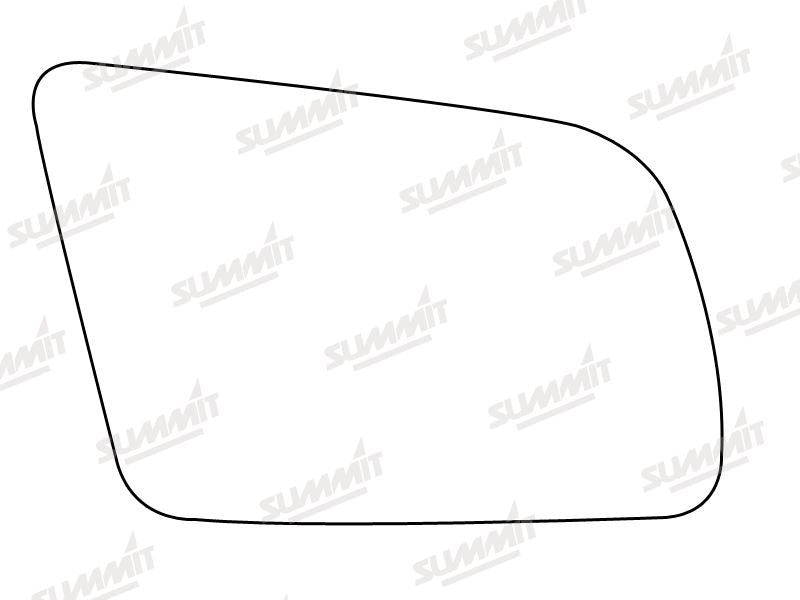 Summit Stick-On Standard Mirror Glass fits Vauxhall Cavalier RHS Summit - Bars 4 Cars