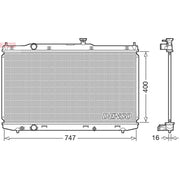 Denso Engine Radiator DRM40039