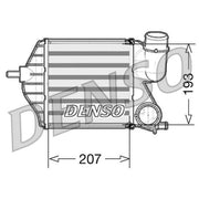 Denso Intercooler (Charge Air Cooler) DIT09102