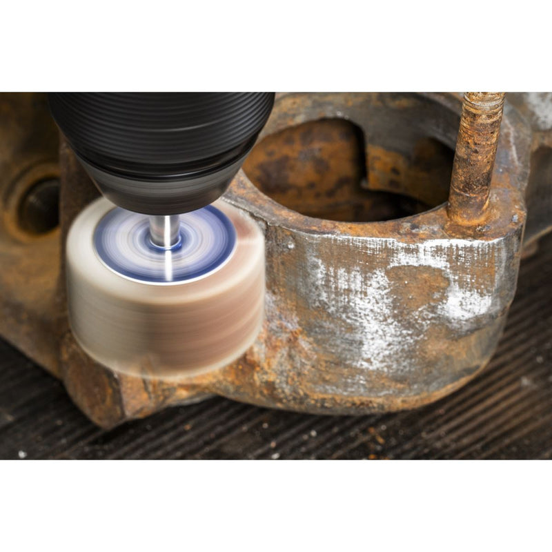 Sealey 40 x 20mm Abrasive Flap Wheel on 6mm Shaft 60Grit - Pack of 5 FW4020605 Sealey - Dynamic Drive