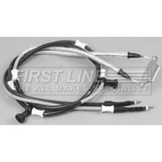 First Line Handbrake Cable Left Rear fits Opel Signum 2003-2008