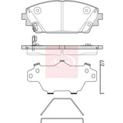 Apec Front Brake Pad Set PAD2356