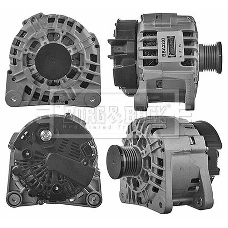 Borg & Beck Car Alternator 12V fits Dacia Logan 2007-2012 1.5