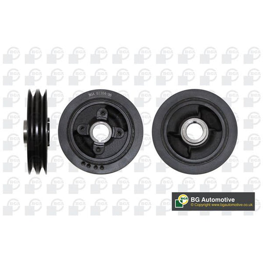 BGA Crank Shaft Belt Pulley fits Toyota 4 Runner II 1989-1995 2.4