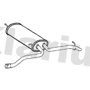 Klarius Box With Tail Pipe Rear fits Skoda Octavia III 2012-2017 1.6