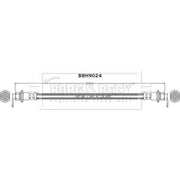 Borg & Beck Brake Hydraulic Hose Line inner BBH9024