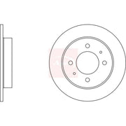 Apec Rear Brake Solid Discs & Pads fits Hyundai Lantra 1990-2000 1.5 1.6 1.8 2.0