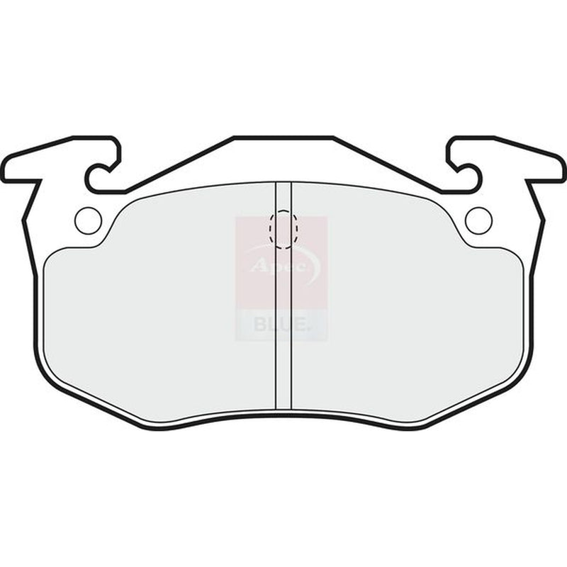 Apec Front & Rear Brake Discs & Pads fits Renault Megane I Coach 1999-2003 1.4