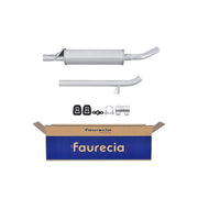 Hella End Silencer Rear fits Fiat Panda 1982-2004