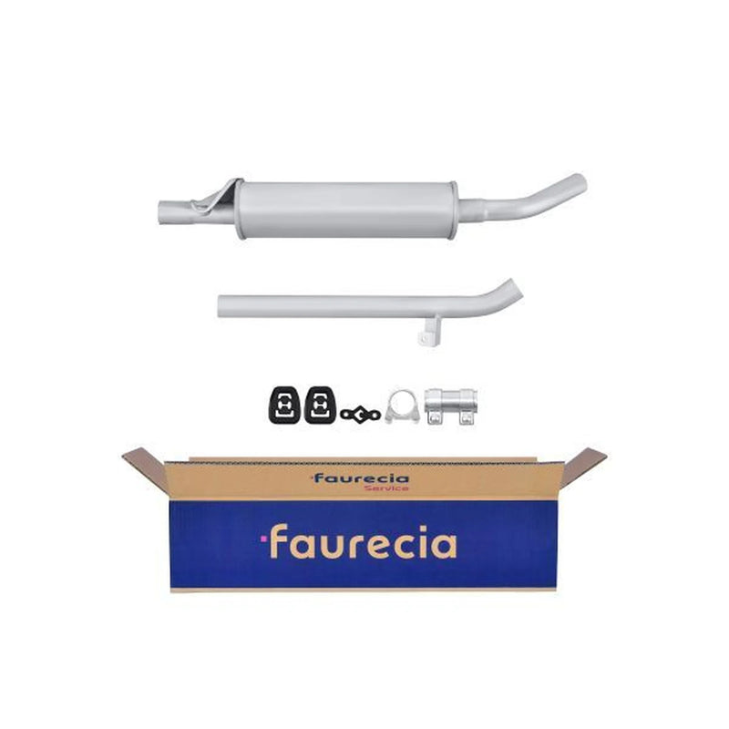 Hella End Silencer Rear fits Fiat Panda 1982-2004