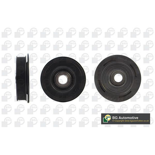 BGA Crank Shaft Belt Pulley fits Opel Movano A 2000-2001 2.2 2.5