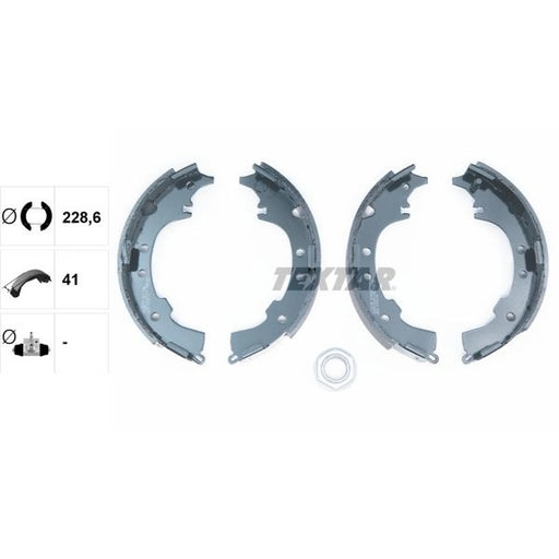 Textar Brake Shoe Set Axle Kit 91051000