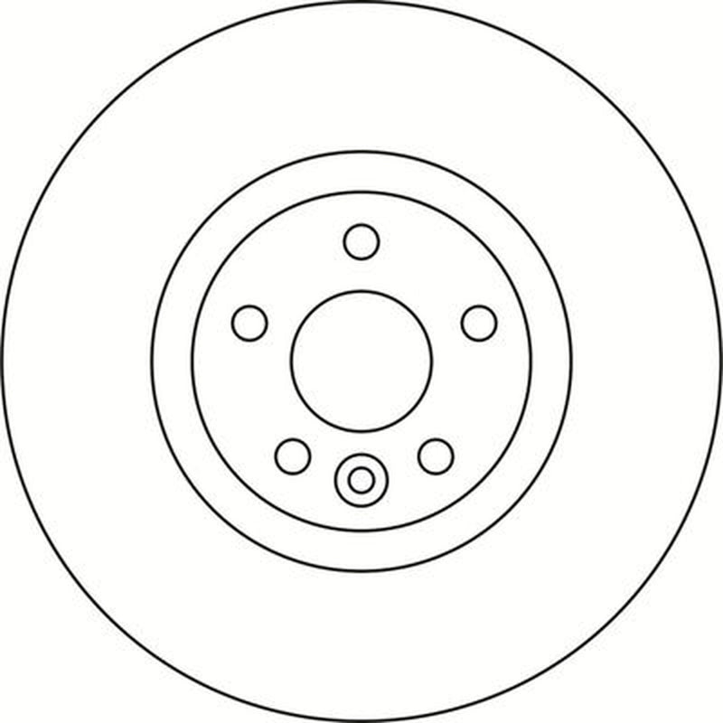 Abtex 2 x Vented Brake Discs fits Volvo XC60 I SUV 2013-2017
