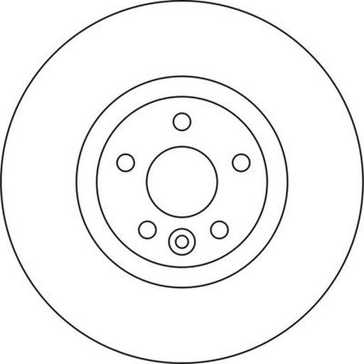 Abtex 2 x Vented Brake Discs fits Volvo XC60 I SUV 2013-2017