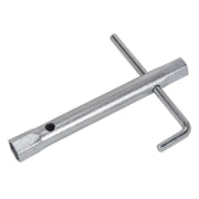 Sealey Double End Long Reach Spark Plug Box Spanner 14/16mm with L-Bar MS160 Sealey - Dynamic Drive