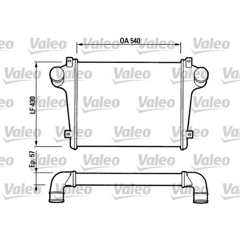 Valeo Intercooler (Charge Air Cooler) 816736