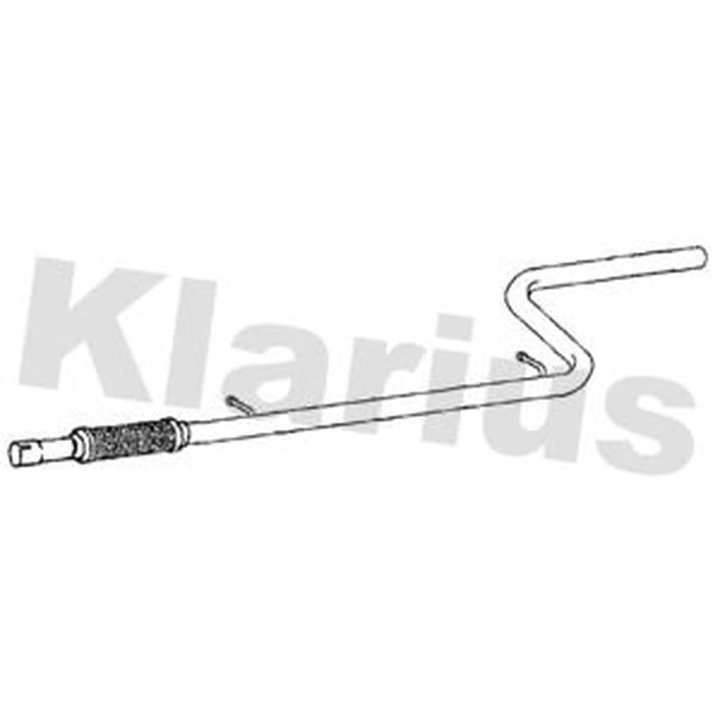 Klarius Exhaust Pipe OD fits Fiat Doblo Cargo 2010-2023 1.3
