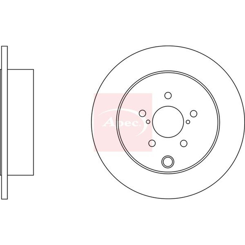 Apec Front & Rear Brake Discs & Pads fits Subaru Impreza 2012 on 1.6