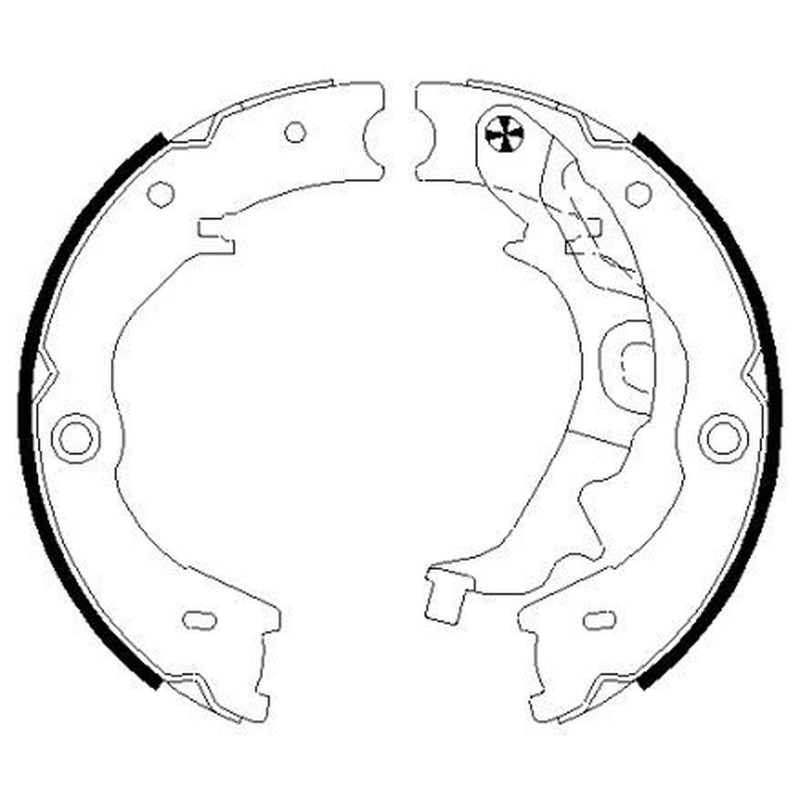 Mintex Parking Brake Shoe Set fits Kia Sedona 1999-2015 2.2 2.5 2.7 2.9 3.5