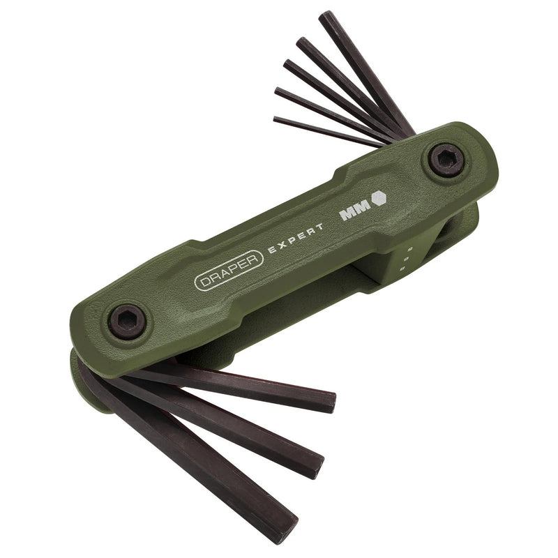 Draper Expert Metric Folding Hex Key Set (8 Piece) - 8MFHKS - image 1
