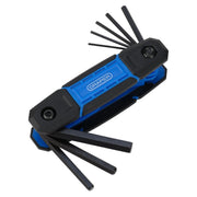 Draper Folding Hex Key Set (8 Piece) - 8FHKSMM - image 1