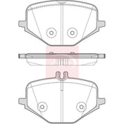 Apec Rear Brake Pad Set PAD2363