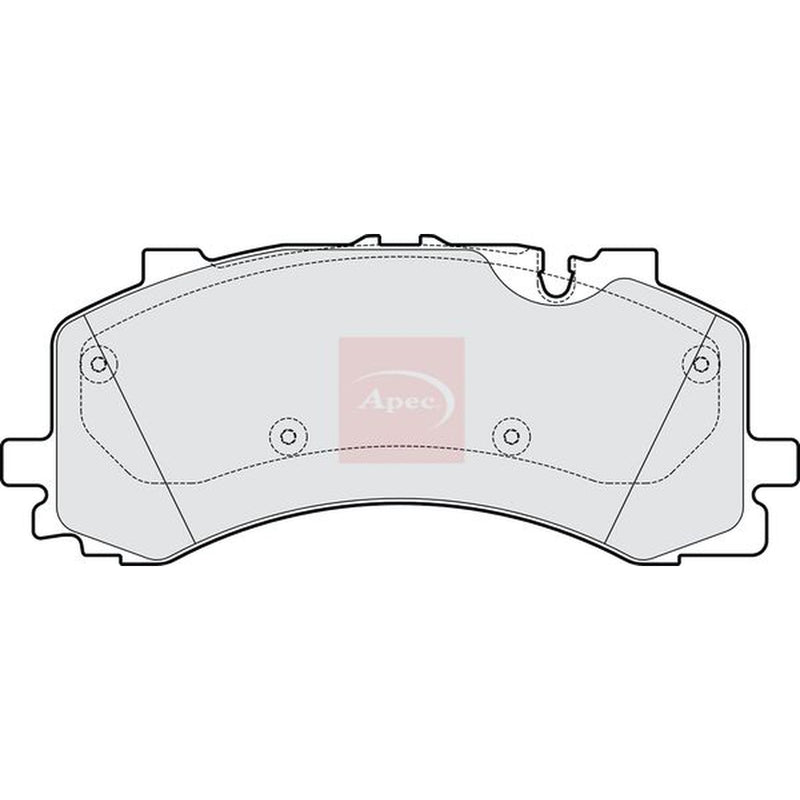 Apec Front Brake Pad Set fits Audi A6 C8 2019-2021