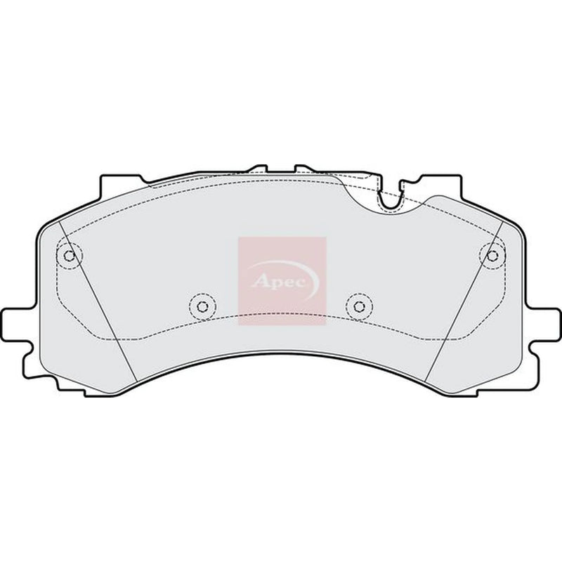 Apec Front Brake Pad Set PAD2167