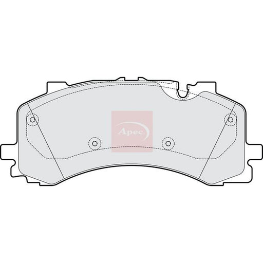 Apec Front Brake Pad Set fits Audi A6 C8 2019-2021