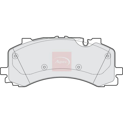 Apec Front Brake Pad Set PAD2167