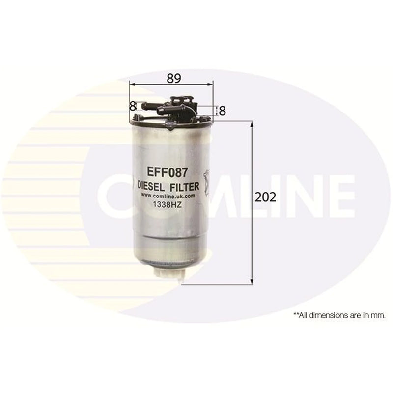 Comline Fuel Filter Element fits Seat Cordoba 2002-2009 1.4 1.9